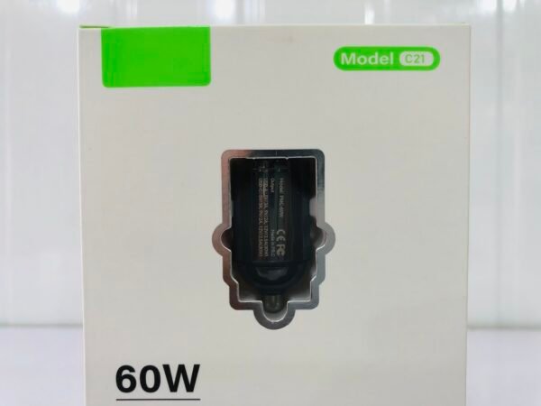 Mobile Car Charger Dual Interface C21 60W 5A