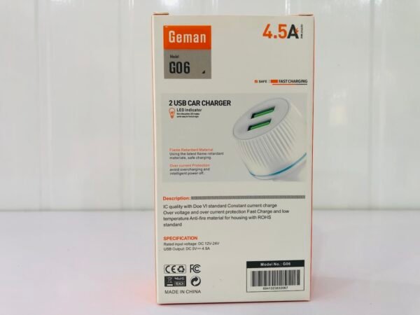 Mobile Car Charger Geman G06