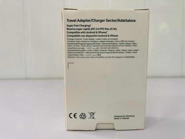 Mobile Charger 25W Samsung USB C Type