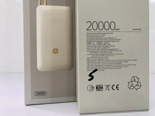 Power Bank 33W 20000mAh mi