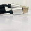 Charging Cable USB to C Type Black rope style