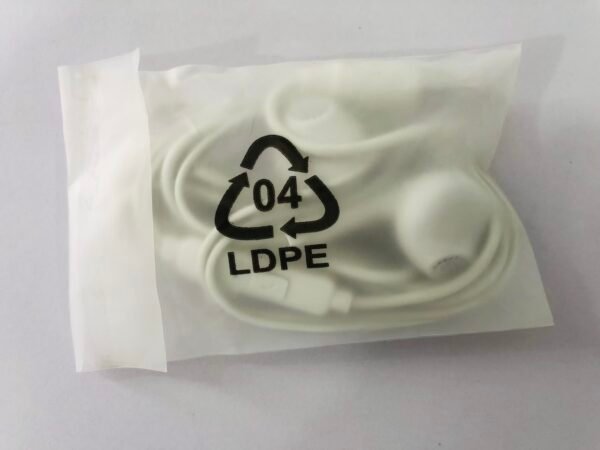 Earphone Cable Simple White LDPE 04